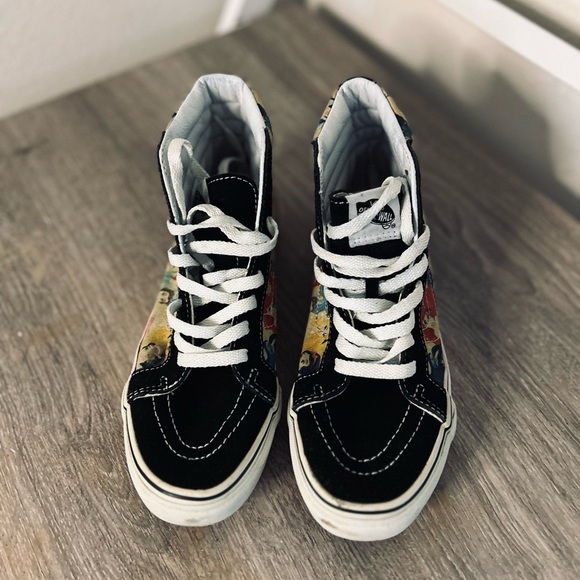 Vans High-Top Sneakers - Black and Multicolor Disney Princess edition - Picture 2 of 7